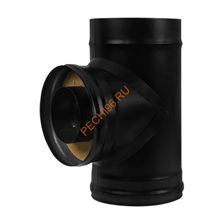 Сэндвич-тройник 90 гр Везувий BLACK (AISI 430/0,8мм) d 115/200 мм