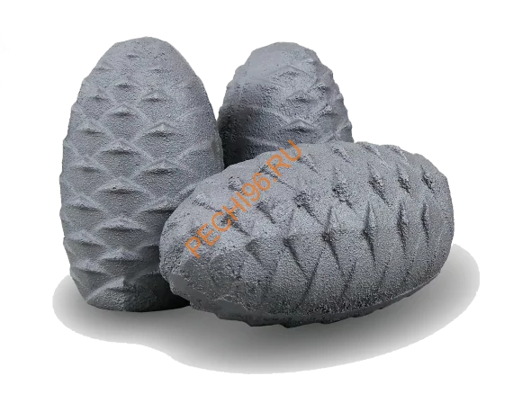 Комплект чугунных шишек d 53 (4 шт, 6.4 кг)