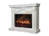 Электрокамин Electrolux EFP/P-3020LS с порталом Firelight Rome 30, белый