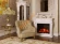 Электрокамин Electrolux Sphere Plus EFP/P-3320RLS с порталом Firelight Ovatio 30, беленый дуб