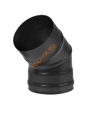 Отвод 45 гр Везувий BLACK (AISI 430/0,8мм) d 120