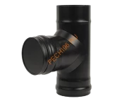 Тройник 90 гр Везувий BLACK (AISI 430/0,8мм) d 120