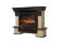 Электрокамин Electrolux EFP/P-3020LS с порталом Firelight Forte 30U угловой, камень бежевый, темный дуб