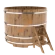 Купель для бани BentWood круглая из дуба Рустик, D1,8 м