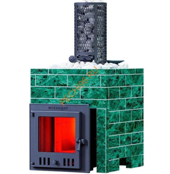 Печь банная Гефест Искандер 18М, Оптима 680/40 Змеевик