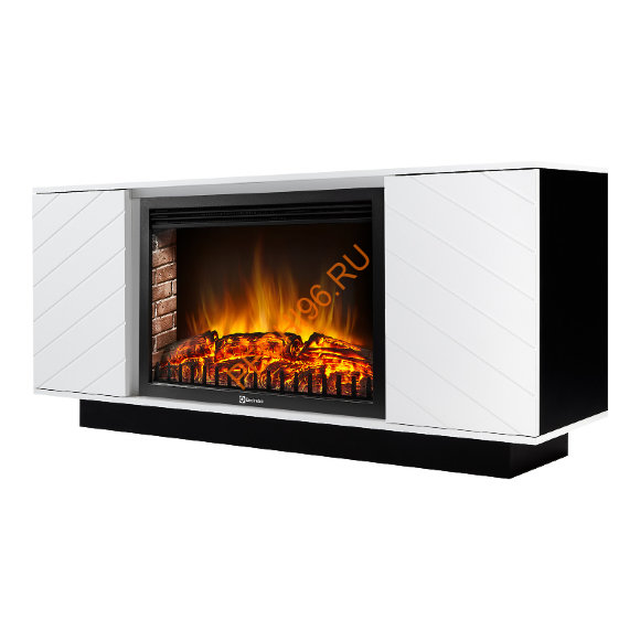 Электрокамин Electrolux EFP/P-3020LS с порталом Firelight Como 30, белый