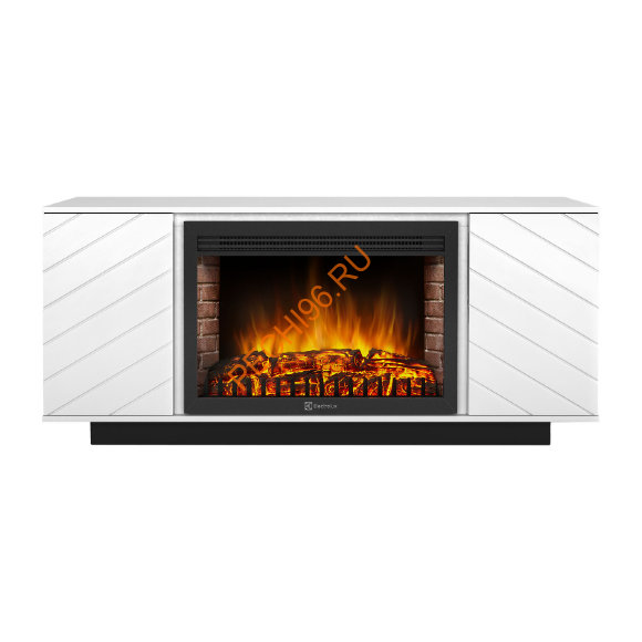 Электрокамин Electrolux EFP/P-3020LS с порталом Firelight Como 30, белый