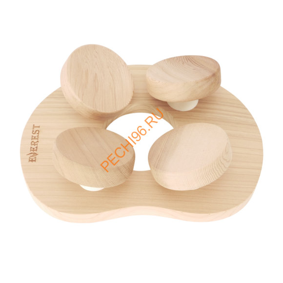 Подголовник EVEREST 4-точечный, кедр (TG-19)