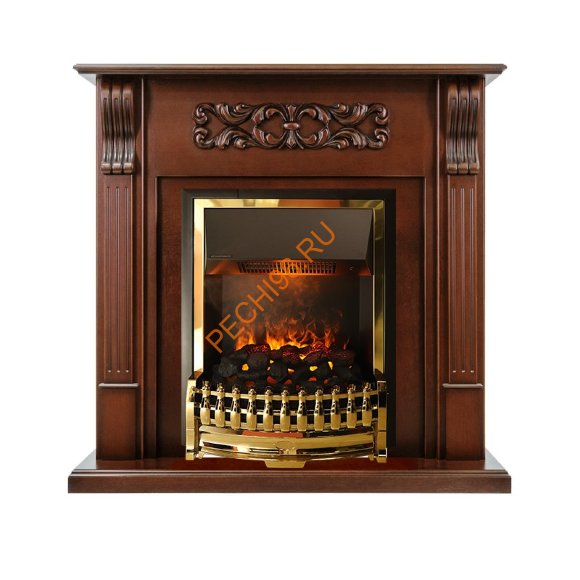 Электрокамин Dimplex Venice с очагом Atherton махагон