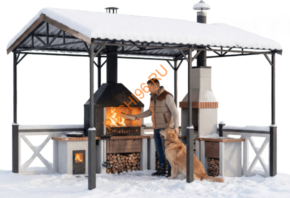 Печь-барбекю Принц Кантри Печь-барбекю Принц Кантри