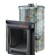 Печь банная Ферингер Оптима ПФ Жадеит перенесённый рисунок