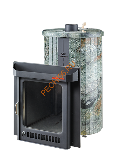 Печь банная Ферингер Оптима ПФ Жадеит перенесённый рисунок