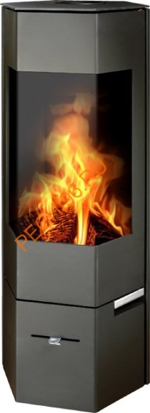 Печь-камин ABX Nagano I, черная сталь Печь-камин ABX Nagano I, черная сталь