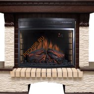 Электрокамин Royal Flame Pierre Luxe темный дуб/сланец мелкий с очагом Dioramic 28 LED FX