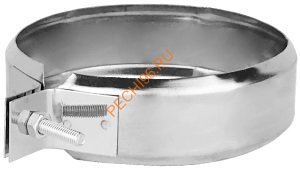 Хомут с замком Везувий (AISI 430/0,5мм) D180мм