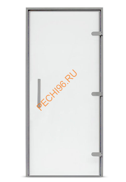 Дверь стеклянная EOS Хамам Серебро, прозрачная, 1900х700 мм Дверь стеклянная EOS Хамам Серебро, прозрачная, 1900х700 мм