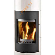 Керамическая печь-камин Thorma DELIA Ceramic PLUS черно-белая