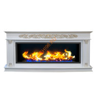 Биокамин линейный в портале Русский огонь Милан Люкс