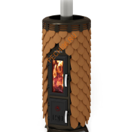 Печь-камин ТМФ Сента Панголина Лайт терракота