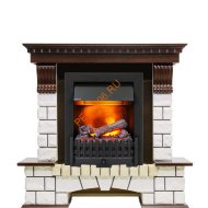 Электрокамин Dimplex Pierre Luxe с очагом Danville Black FB2 темный дуб/ белый Электрокамин Dimplex Pierre Luxe с очагом Danville Black FB2 темный дуб/ белый