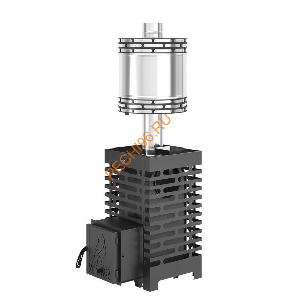 Печь банная Aston 16 с баком на трубе 50л, D115 (AISI 439) круглый в Нижнем Новгороде