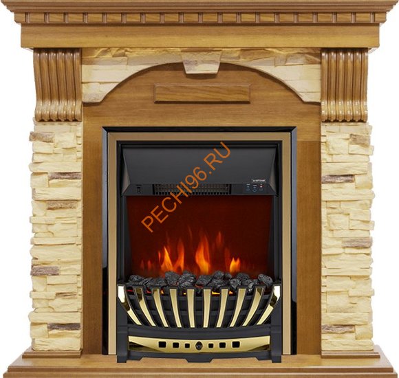 Электрокамин Royal Flame Dublin дуб/сланец с очагом Aspen