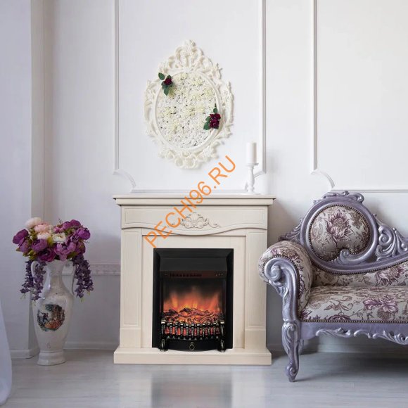 Электрокамин RealFlame JUNONA WT с очагом Fobos Lux BL