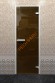 Дверь стеклянная DoorWood «Хамам Лайт Бронза», 1900х700 мм