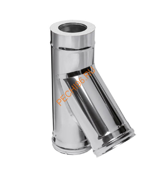 Сэндвич тройник 45° Титан KraftBerg, d 80/160 321/430-0,5/0,5мм Сэндвич тройник 45° Титан KraftBerg, d 80/160 321/430-0,5/0,5мм