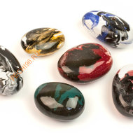 Декоративные камни ZeFire цветные 14 штук