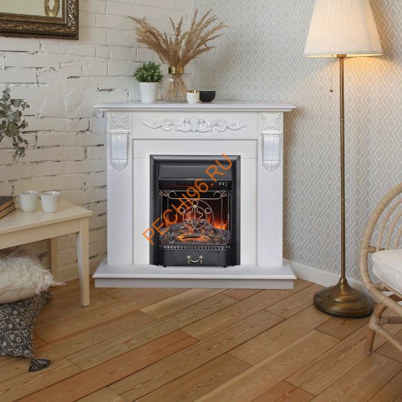 Электрокамин RealFlame Dominica Corner с очагом Majestic Lux BL Электрокамин RealFlame Dominica Corner с очагом Majestic Lux BL