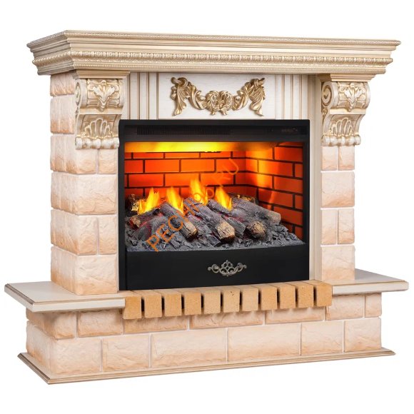 Электрокамин RealFlame Gracia 24/25,5 WT/AO с очагом 3D Firestar 25,5