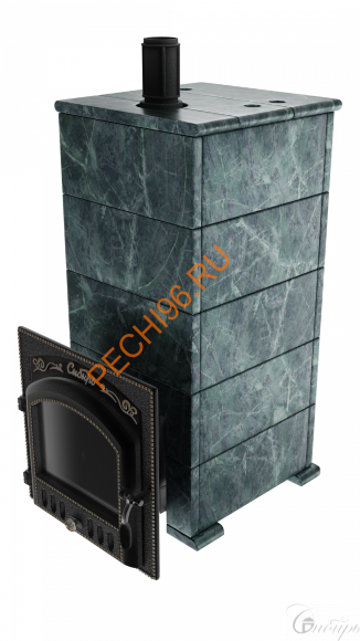 Печь банная Сибирь-премиум 25 (700х700), ТК 400 мм, ЗК, в облицовке Русский пар змеевик Печь банная Сибирь-премиум 25 (700х700), ТК 400 мм, ЗК, в облицовке Русский пар змеевик