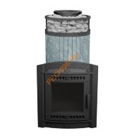 Печь банная Атмосфера XL Талькохлорит ламель+сетка, с тоннелем