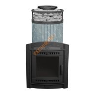 Печь банная Атмосфера XL Талькохлорит ламель+сетка, с тоннелем