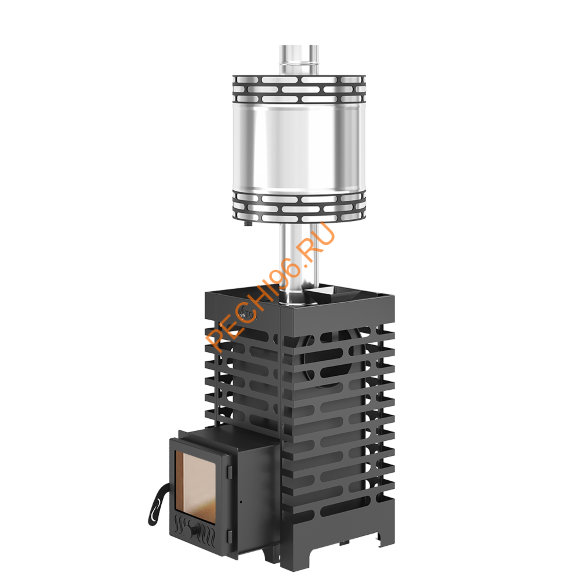 Печь банная Aston 16С с баком на трубе 50л, D115 (AISI 439) круглый в Нижнем Новгороде Печь банная Aston 16С с баком на трубе 50л, D115 (AISI 439) круглый в Нижнем Новгороде
