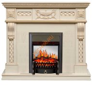 Электрокамин Royal Flame Corsica слоновая кость с патиной с очагом Fobos FX M Электрокамин Royal Flame Corsica слоновая кость с патиной с очагом Fobos FX M
