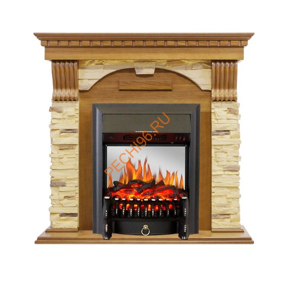 Электрокамин Royal Flame Dublin дуб/сланец с очагом Fobos FX M