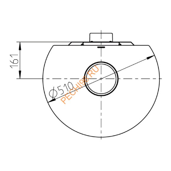 Стальная печь-камин Thorma ZARAGOZA чёрная
