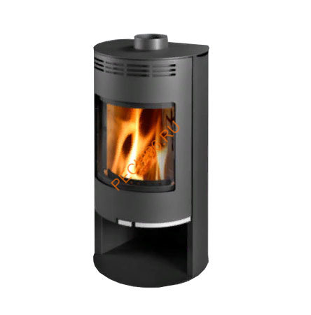 Стальная печь-камин Thorma ZARAGOZA чёрная