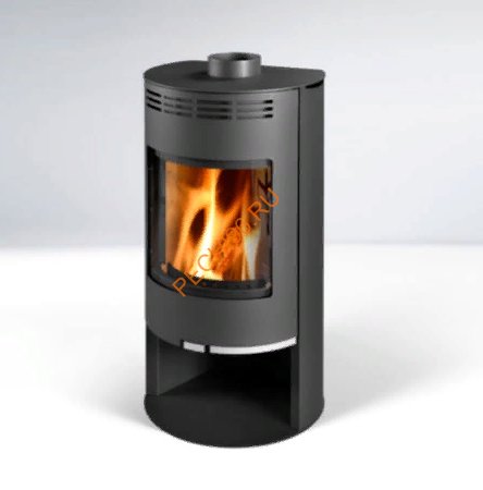Стальная печь-камин Thorma ZARAGOZA чёрная