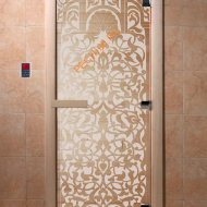 Дверь стеклянная DoorWood «Флоренция прозрачная», 1800х700 мм