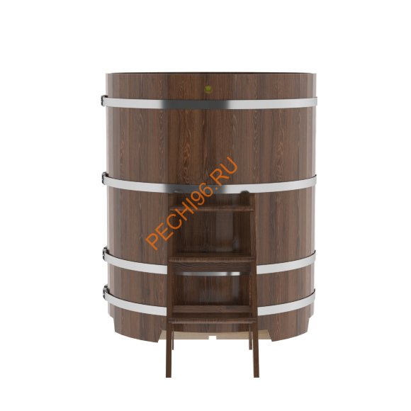 Купель для бани BentWood круглая из мореного дуба Премиум, D1,17м