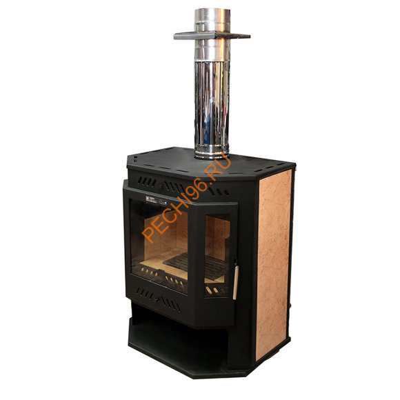 Печь-Камин Бранденбург Призма с верхним дымоходом Печь-Камин Бранденбург Призма с верхним дымоходом