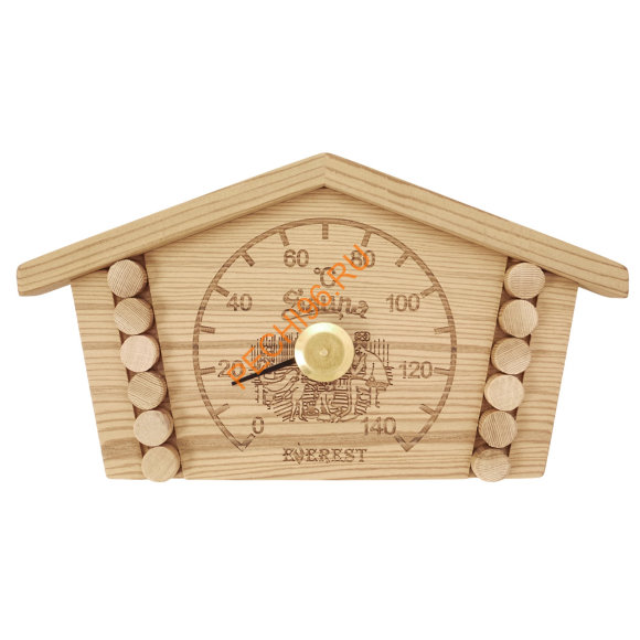 Термометр EVEREST Домик, кедр (TG-36)