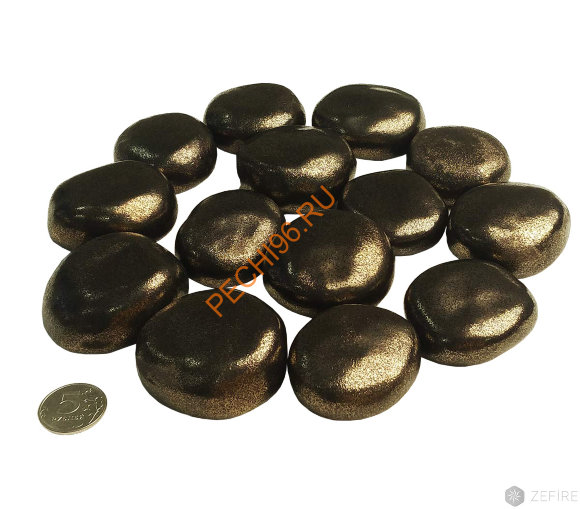 Декоративные камни ZeFire золотые
