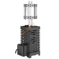 Печь банная Aston 20 с баком на трубе 50л, D115 (AISI 439) круглый
