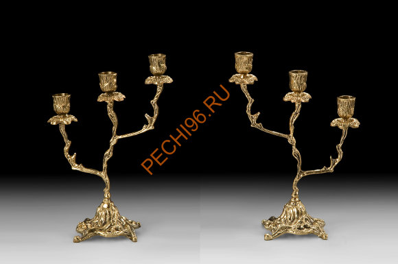 Канделябр на 3 свечи Virtus 4085В, пара Канделябр на 3 свечи Virtus 4085В, пара