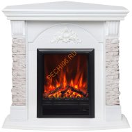 Электрокамин RealFlame Athena Corner WT с очагом Eugene