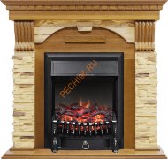 Электрокамин Royal Flame Dublin дуб/сланец с очагом Fobos FX Электрокамин Royal Flame Dublin дуб/сланец с очагом Fobos FX